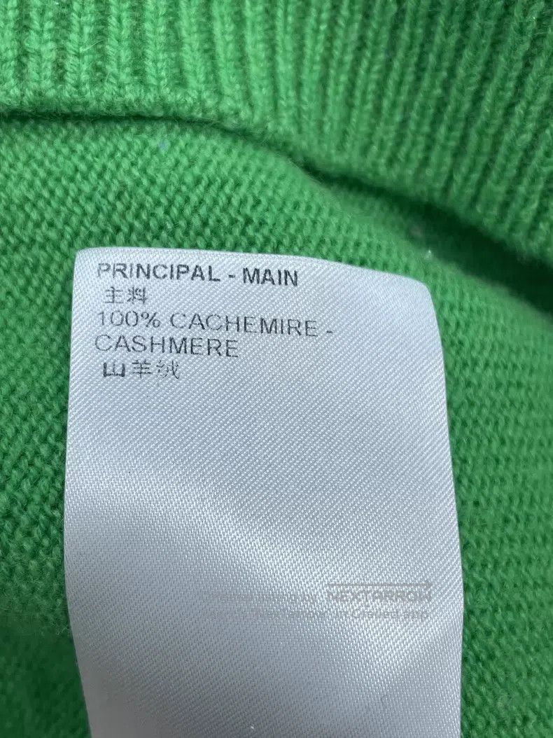 Louis Vuitton Louis Vuitton 23 Green Letter Cuff Cashmere Sweater Size US L / EU 52-54 / 3 - 8 Thumbnail