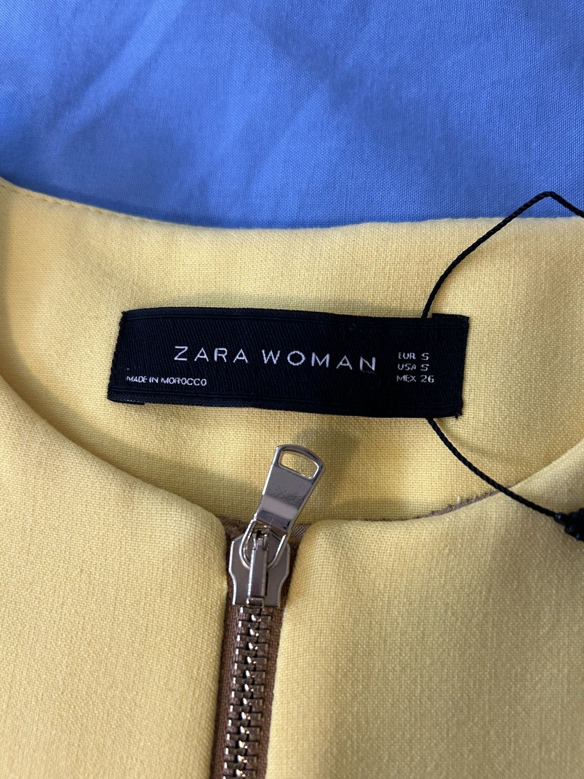 Zara zara yellow coat Size S / US 4 / IT 40 - 3 Thumbnail