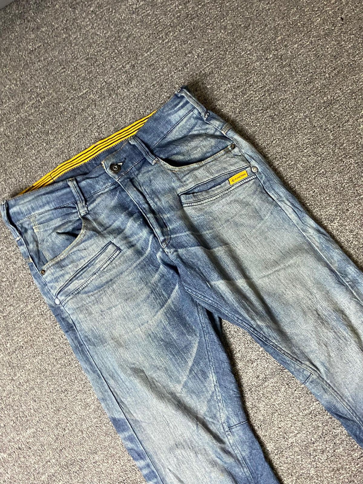 Edwin × Vintage Vintage EDWIN Regular Fit Distressed Denim Jeans (123) Size US 32 / EU 48 - 8 Thumbnail