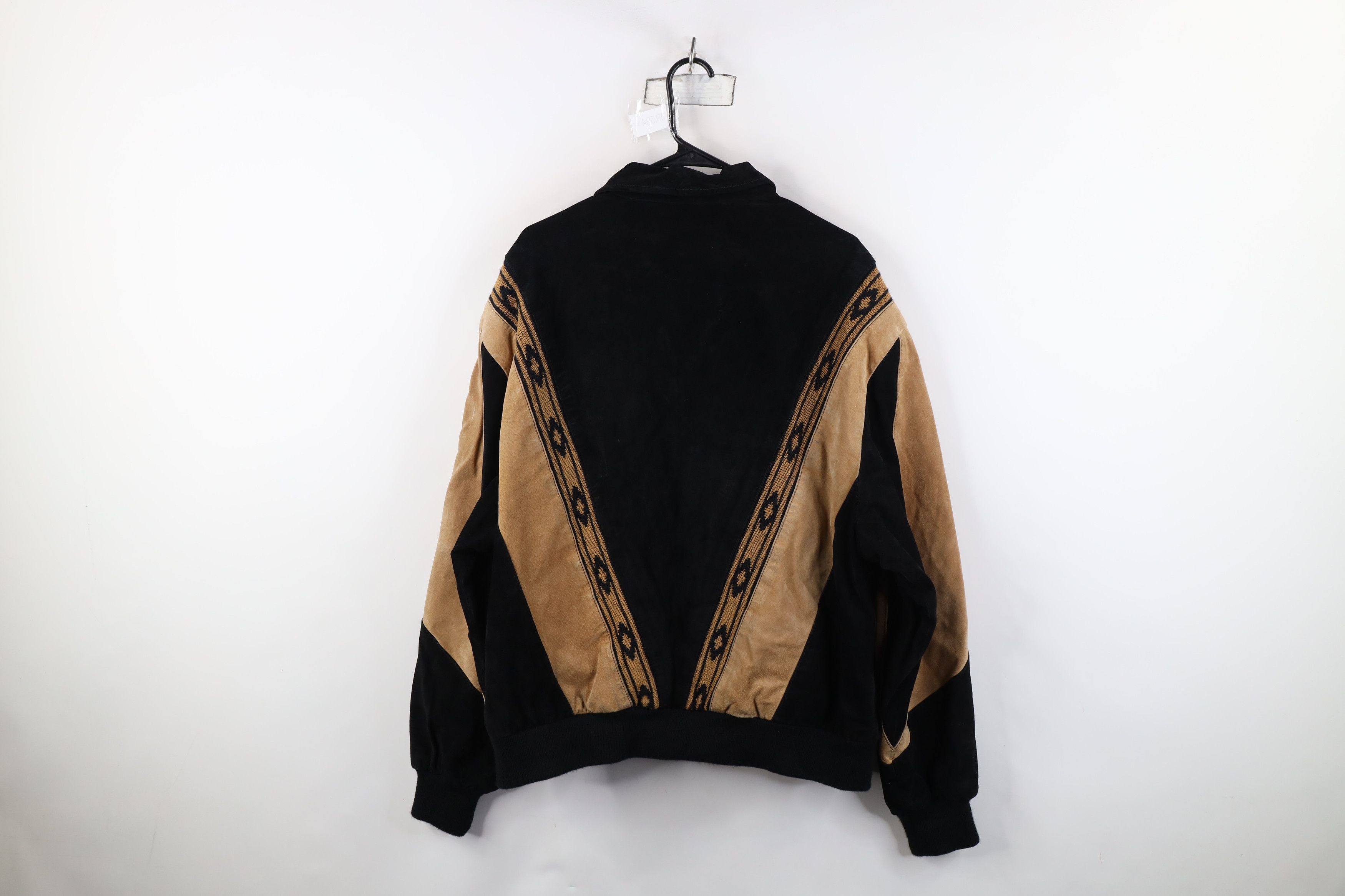 Scully Vintage 90s Scully Western Suede Leather Bomber Jacket Size US L / EU 52-54 / 3 - 15 Thumbnail