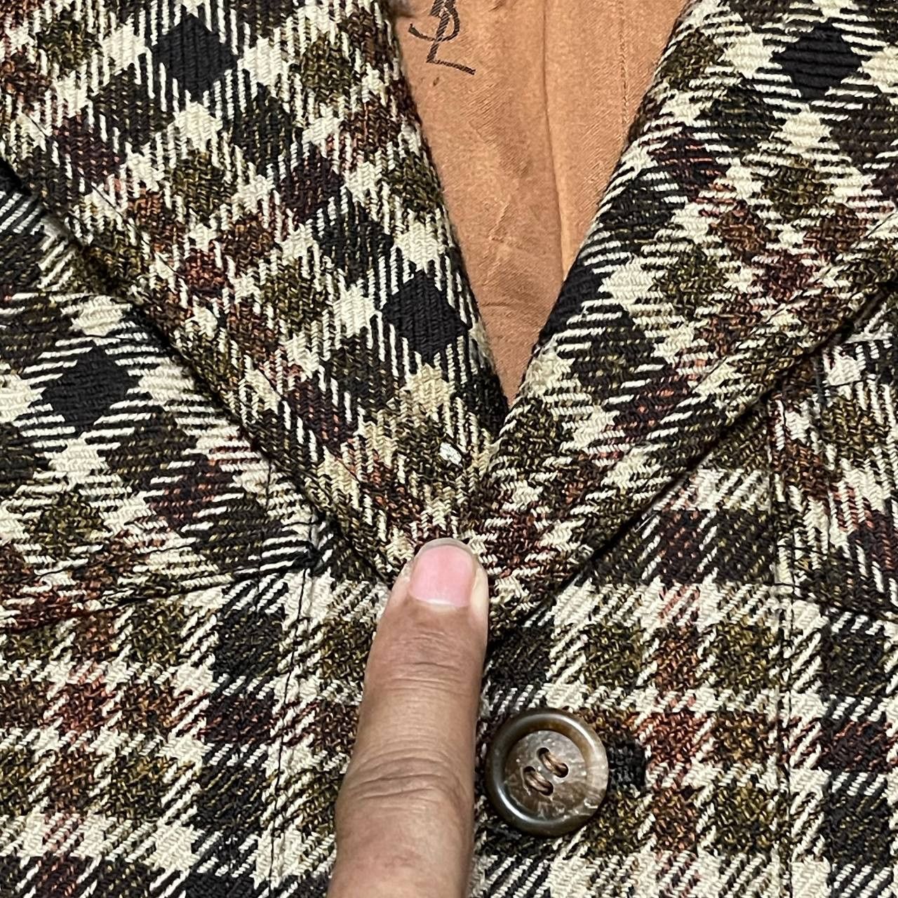 Yves Saint Laurent Vintage YSL Yves Saint Laurent Wool Coat with Buckle Size US M / EU 48-50 / 2 - 9 Thumbnail