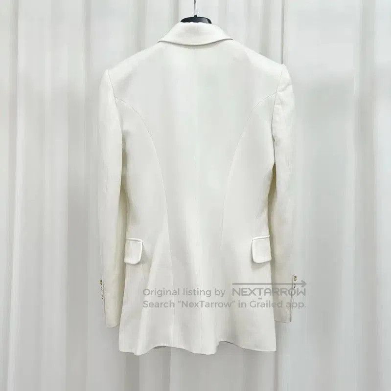 Balmain Balmain White Logo Women's Jacket . Size M / US 6-8 / IT 42-44 - 2 Thumbnail