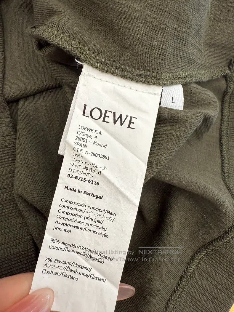 Loewe Loewe Small Logo Embroidered Short Knit Top Size L / US 10 / IT 46 - 8 Thumbnail