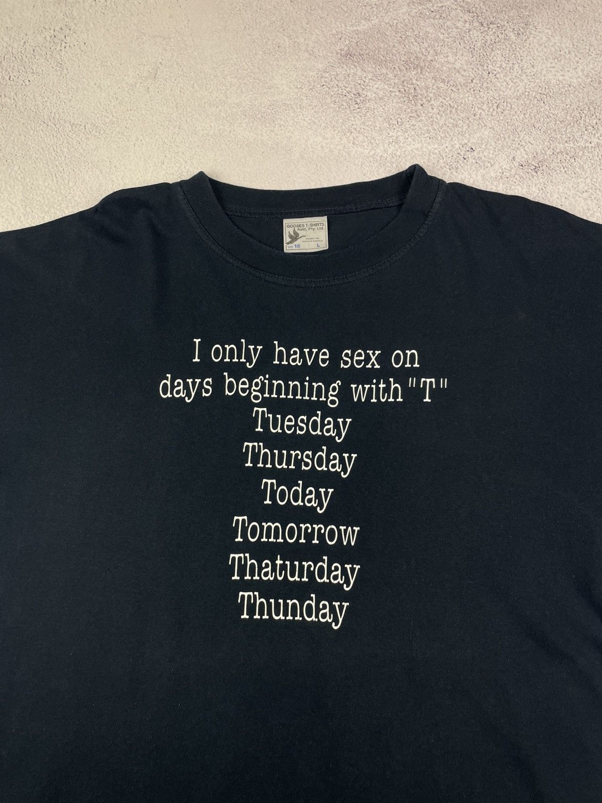 Vintage Vintage I Only Have Sex Everyday Porn Star Tee Size US L / EU 52-54 / 3 - 3 Thumbnail