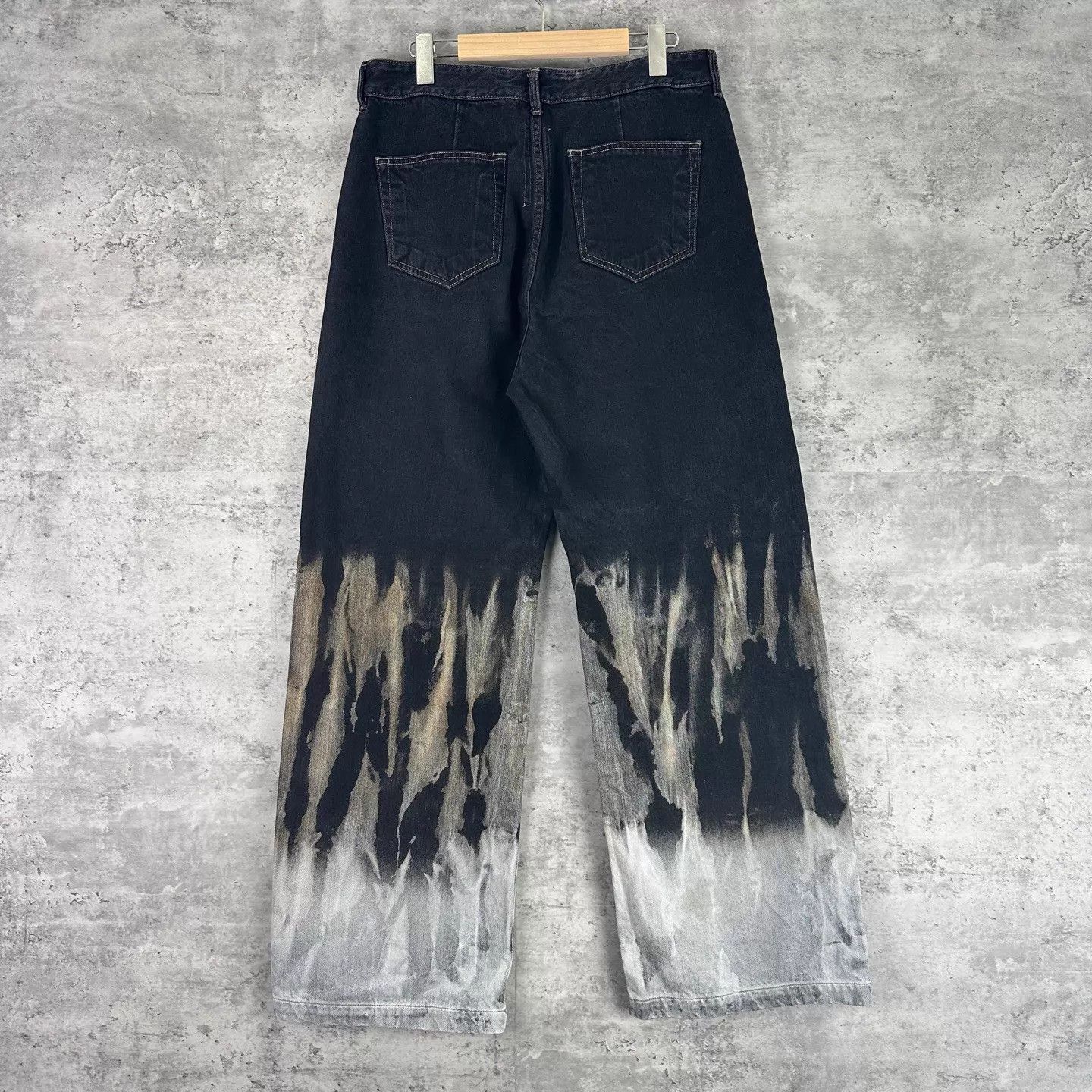 Rick Owens Rick Owens geth flame gradient straight jeans 31 99 New Size US 31 - 2 Thumbnail