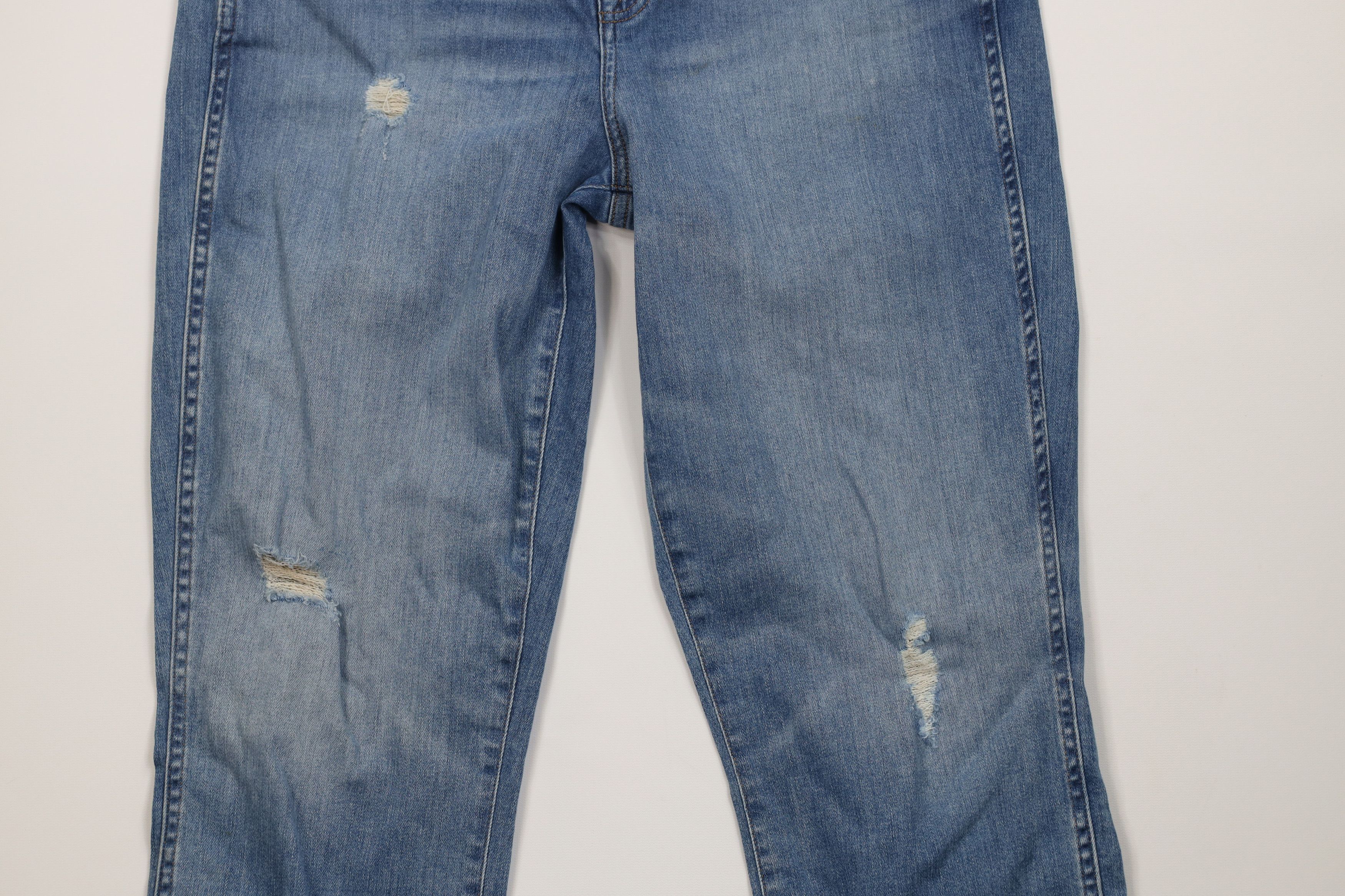 J.Crew J Crew Stretch Vintage Straight Leg Denim Jeans Blue Size 31" - 3 Thumbnail