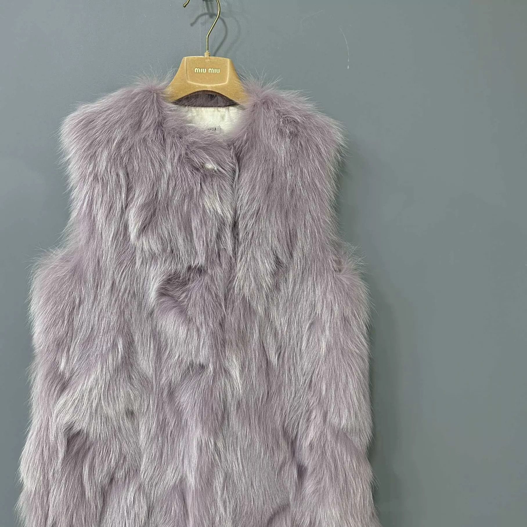 Miu Miu MIU MIU pink fox fur vest Size S / US 4 / IT 40 - 2 Thumbnail