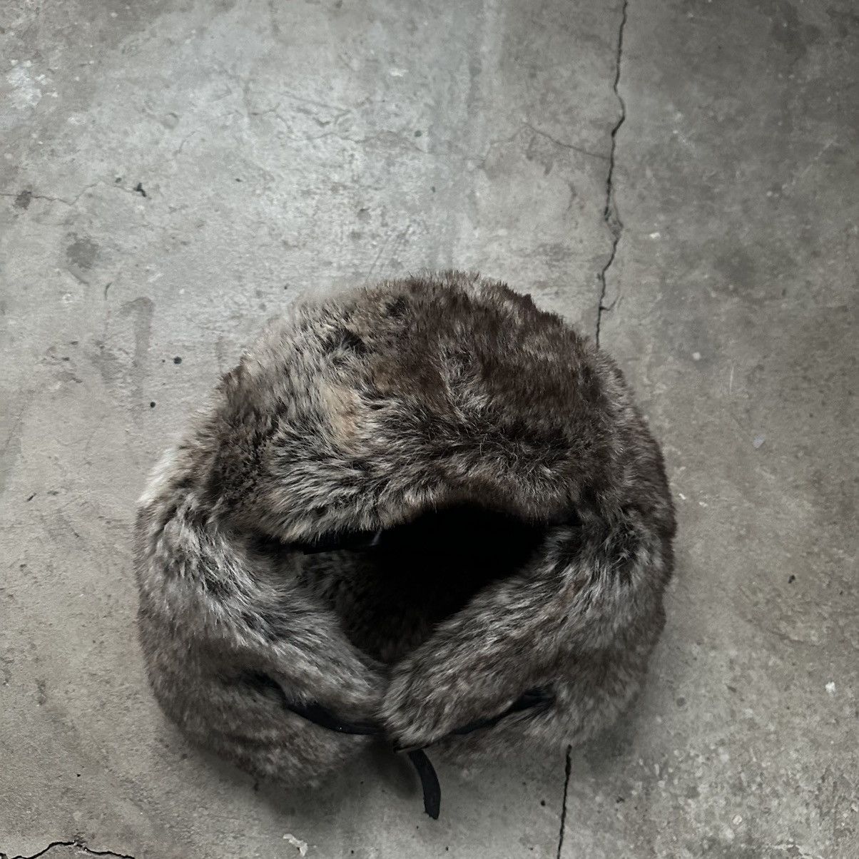 Vintage Y2K Faux Fur Ushanka Vintage Fuzzy Warm Trapper Hat Size ONE SIZE - 3 Thumbnail