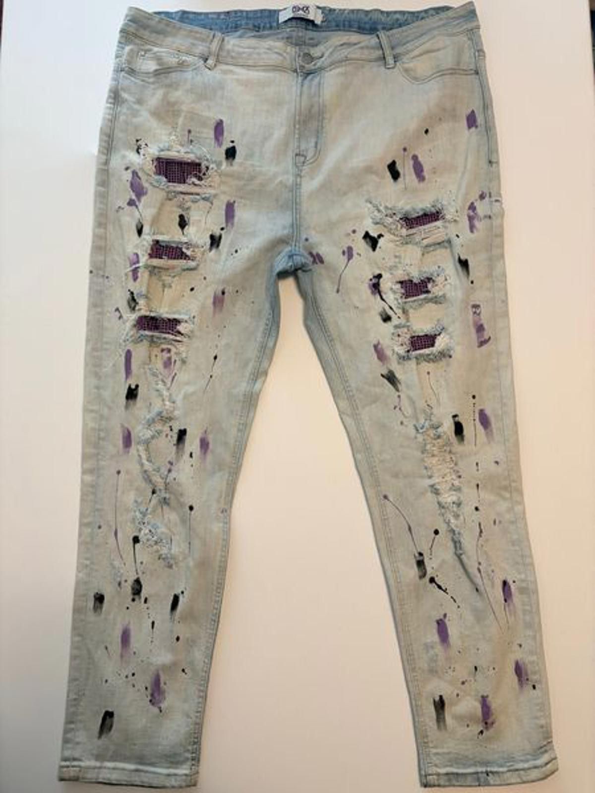 Other DNA Premium Wear Light Distressed Jeans (Size 44x32) Size US 44 / EU 60 - 1 Thumbnail