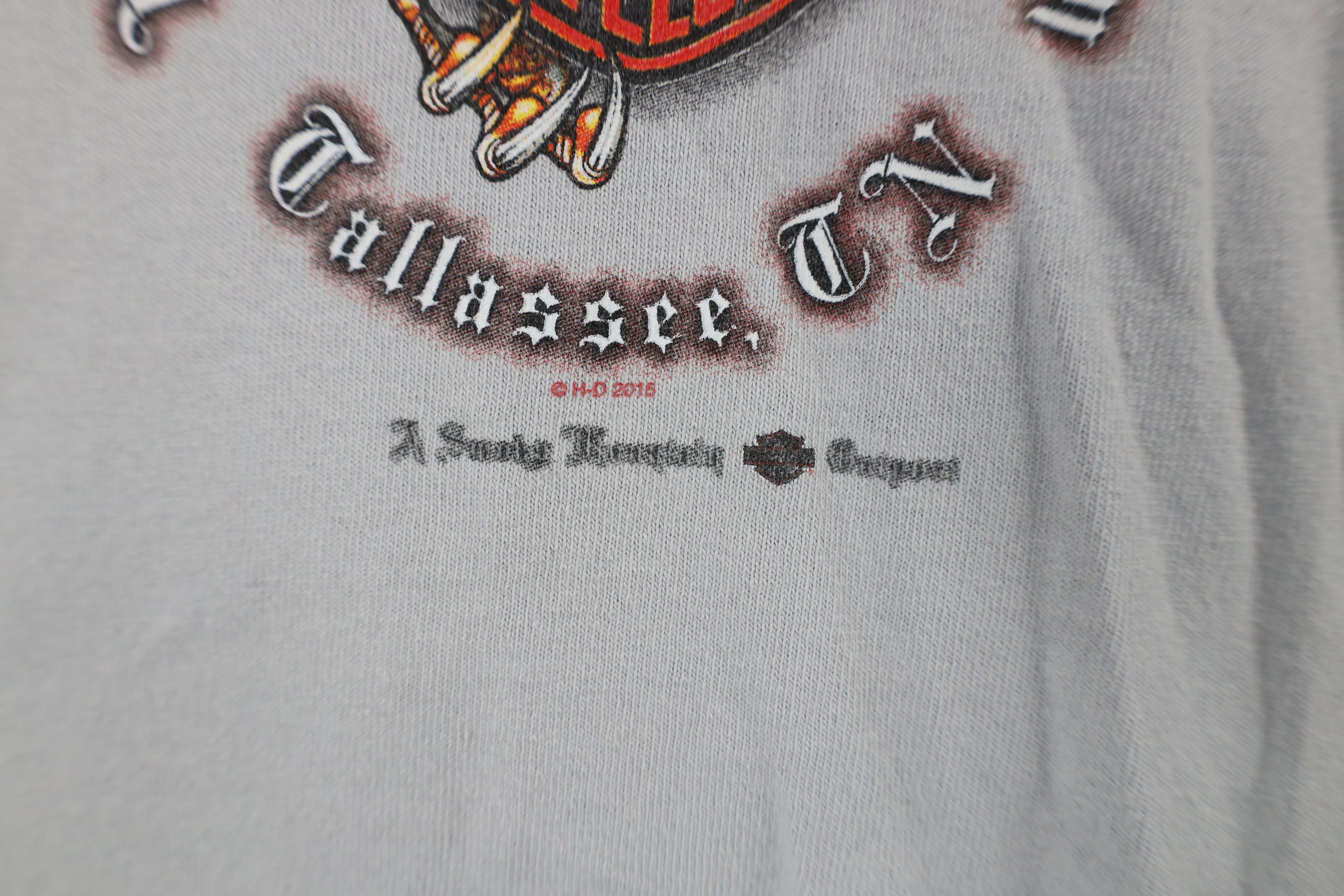 Harley Davidson × Vintage Vintage Y2K Harley Davidson Spell Dragon Fire Flames T-Shirt Size US XXL / EU 58 / 5 - 5 Thumbnail