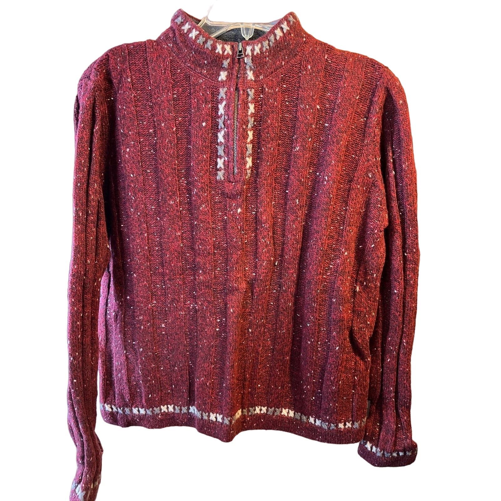 Woolrich Woolen Mills Woolrich VTG Women’s M Ruby Heather Wool Ramie Blend Sweater Size M / US 6-8 / IT 42-44 - 1 Thumbnail