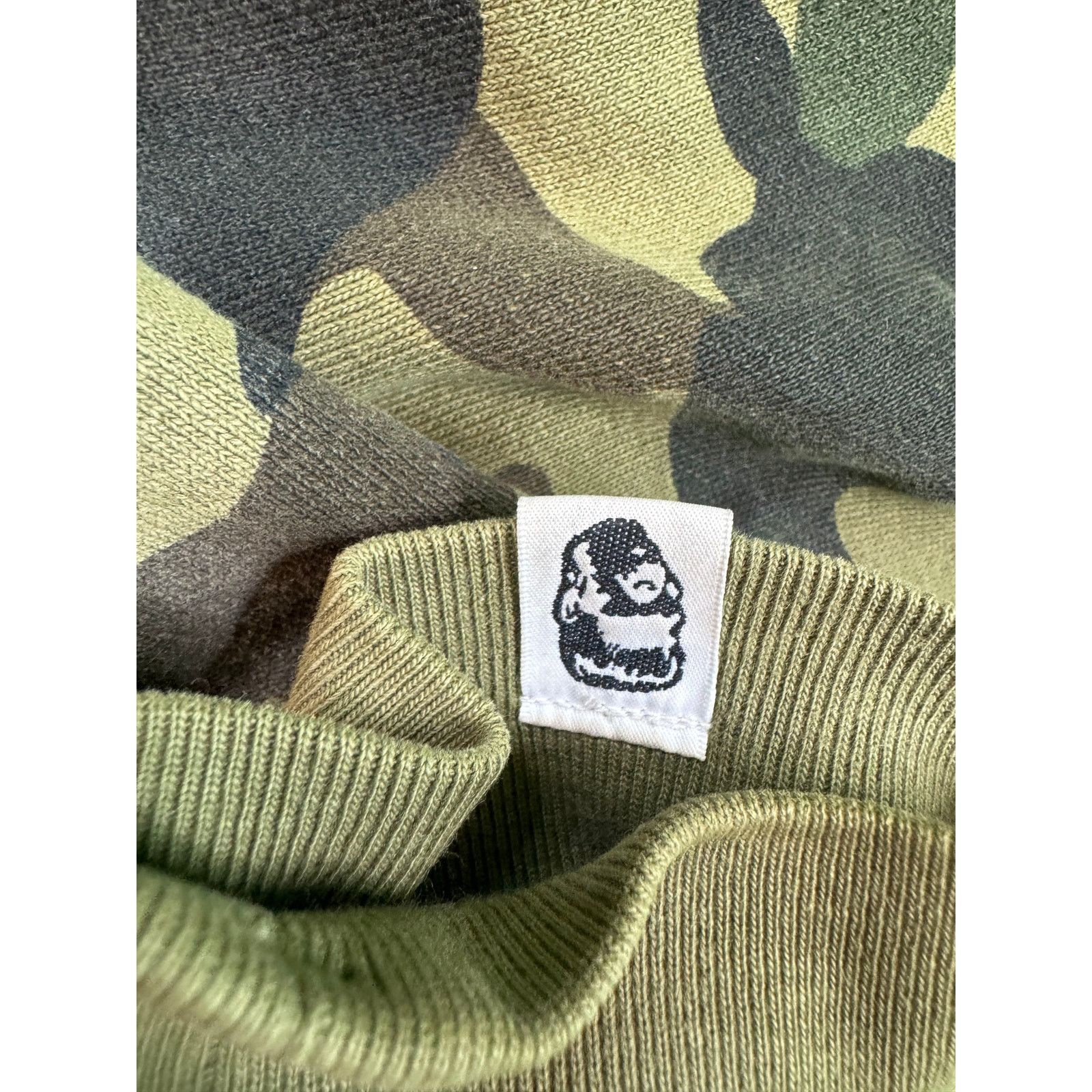 Bape BAPE Green Camo Shark Zip Up Hoodie Size US M / EU 48-50 / 2 - 6 Thumbnail
