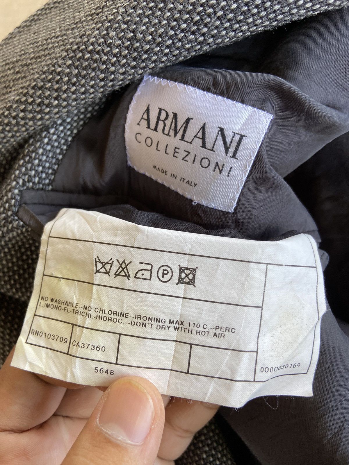 Armani Vintage Armani Collezioni blazer size 50/R Size 50R - 6 Thumbnail