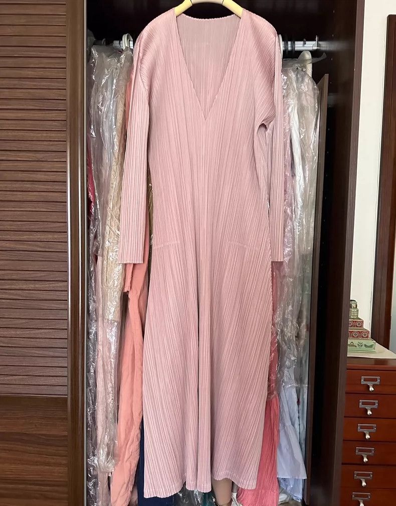 Issey Miyake Issey Miyake Cherry blossom pink dress Size XL / US 12-14 / IT 48-50 - 3 Thumbnail