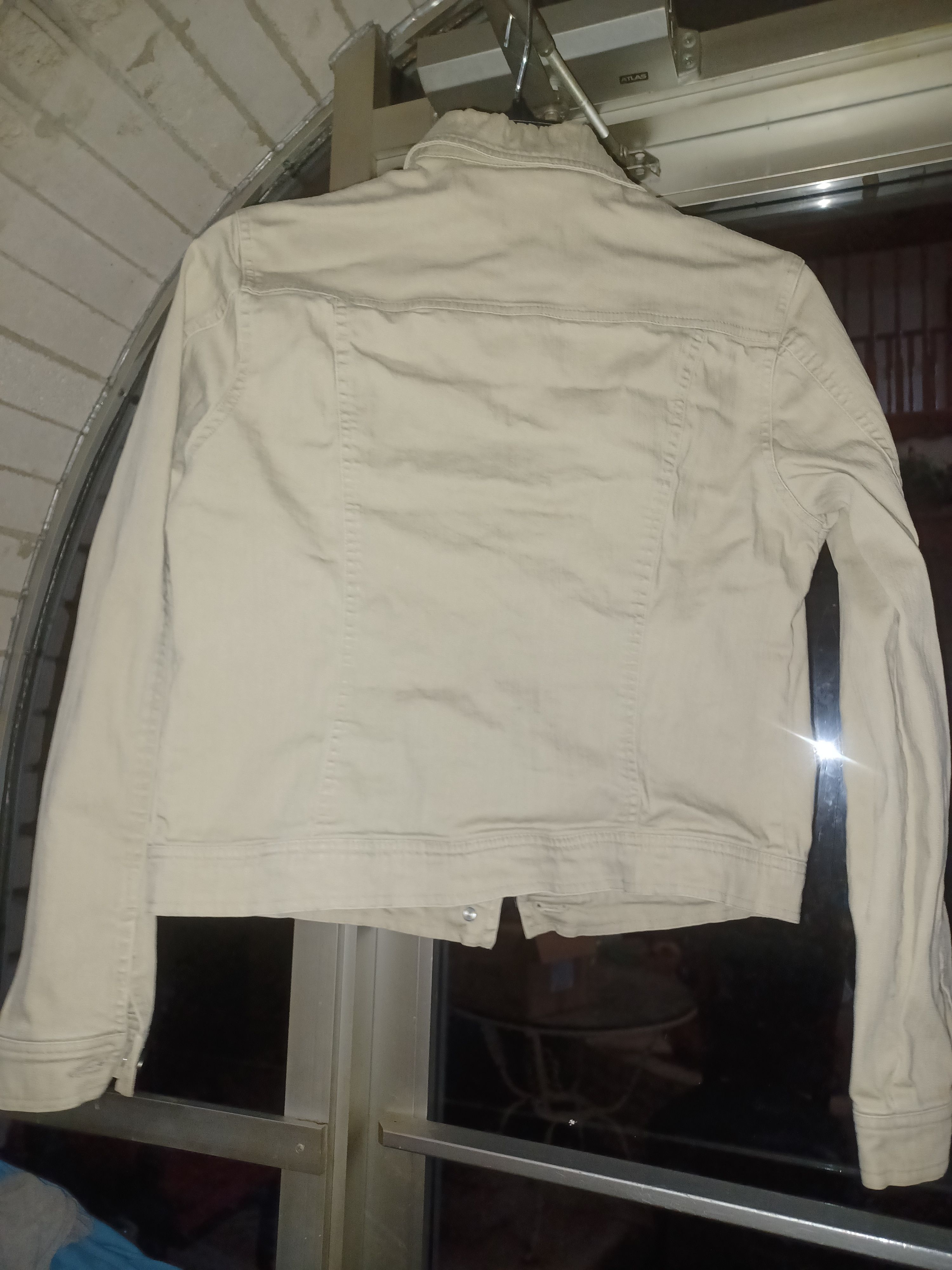 Other Cest toi Jeans Women's Denim Jacket Medium Tan Size M / US 6-8 / IT 42-44 - 2 Thumbnail