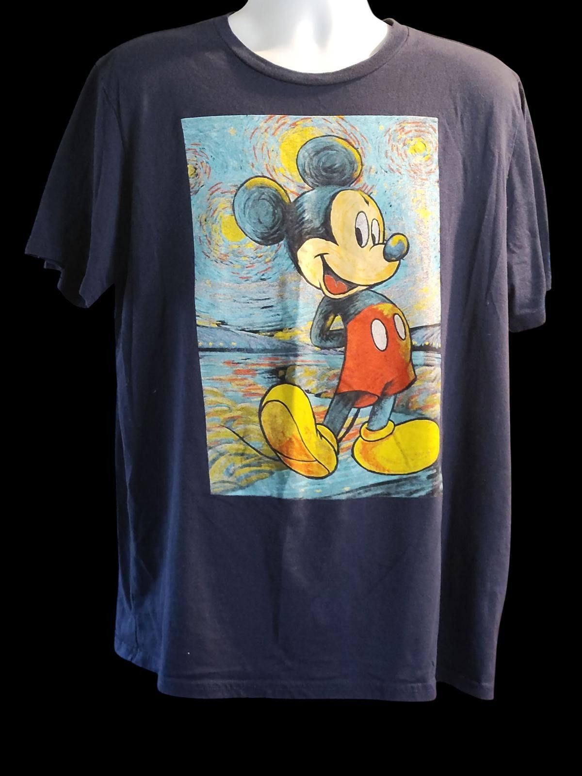 Disney Men's Navy Blue Mickey Mouse Graphic T-Shirt Size US XXL / EU 58 / 5 - 3 Thumbnail