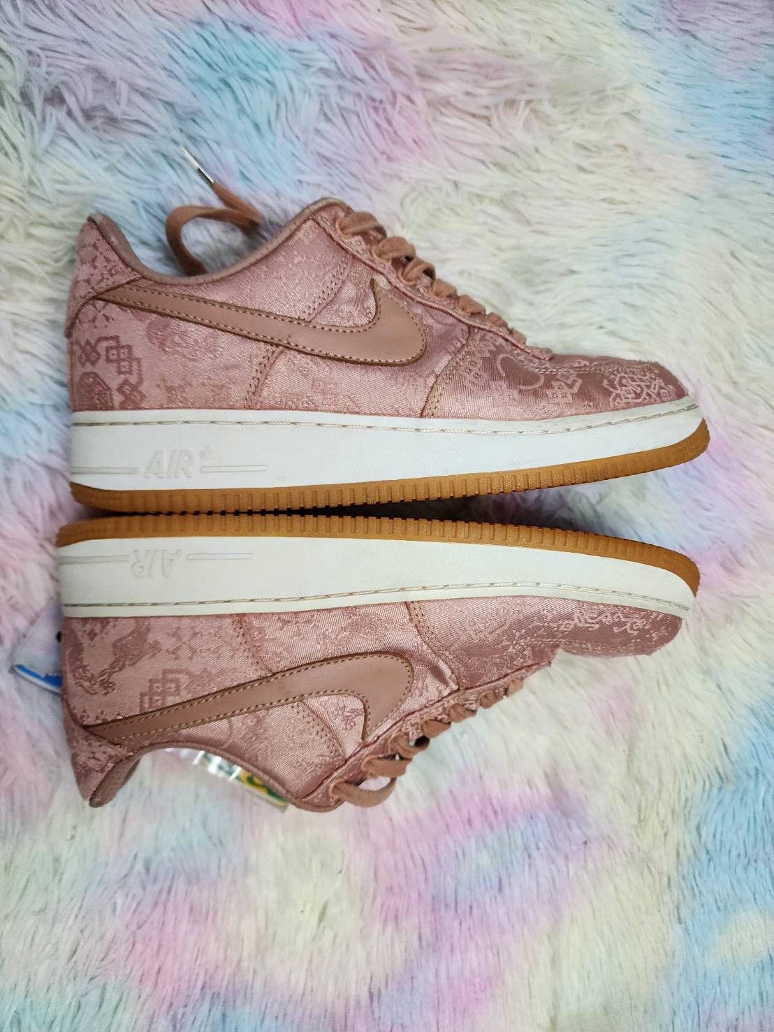 Air Force Low x Clot Rose Gold Silk