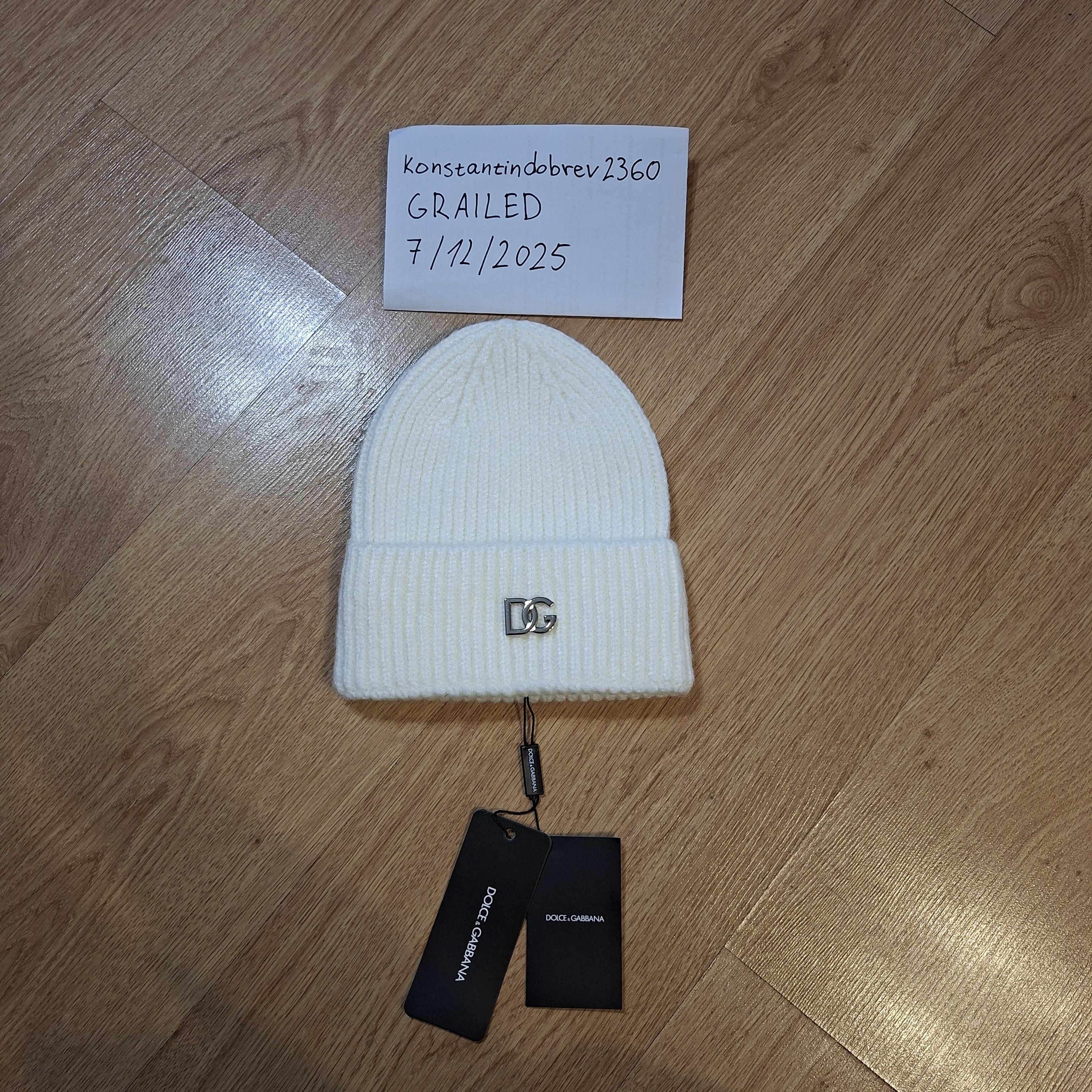 Dolce & Gabbana Dolce Gabbana white hat Size ONE SIZE - 1 Thumbnail