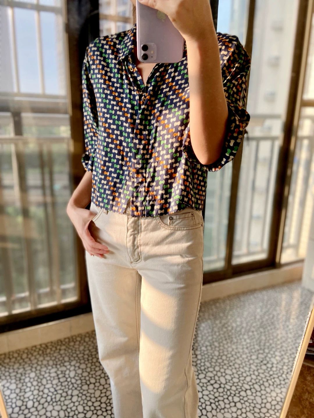 Dries Van Noten Dries Van Noten Silk Boxy Runway Print Shirt 40 Size S / US 4 / IT 40 - 1 Thumbnail