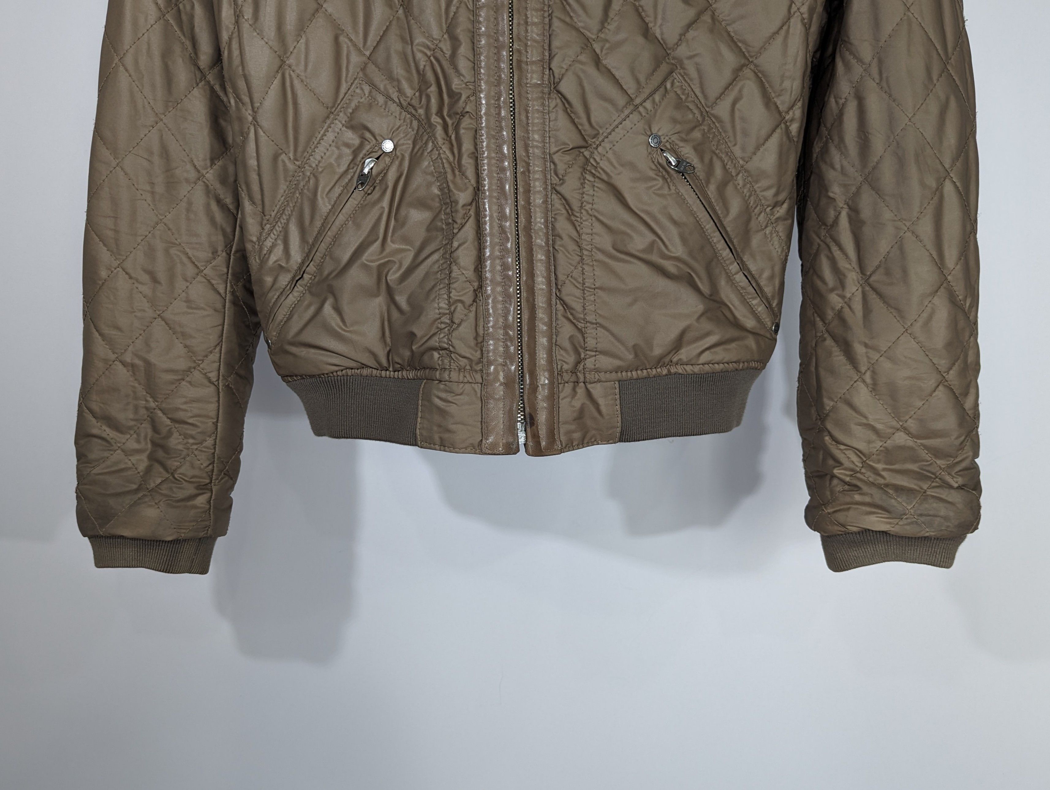 Diesel Diesel Reversible Leather and Polyester Jacket Beige Size S Size S / US 4 / IT 40 - 13 Thumbnail