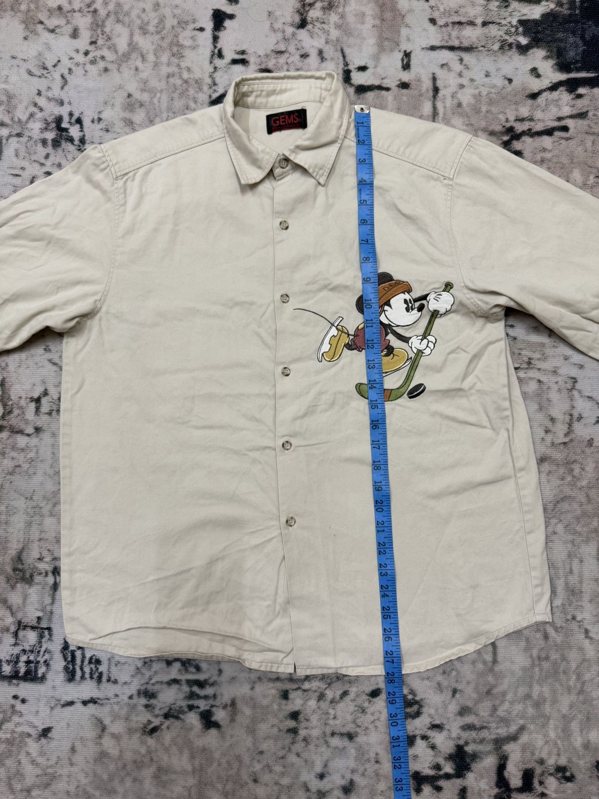 Cartoon Network × Disney × Vintage Vintage Disney Enterprise Khakis Button Up Shirt Size US M / EU 48-50 / 2 - 15 Thumbnail
