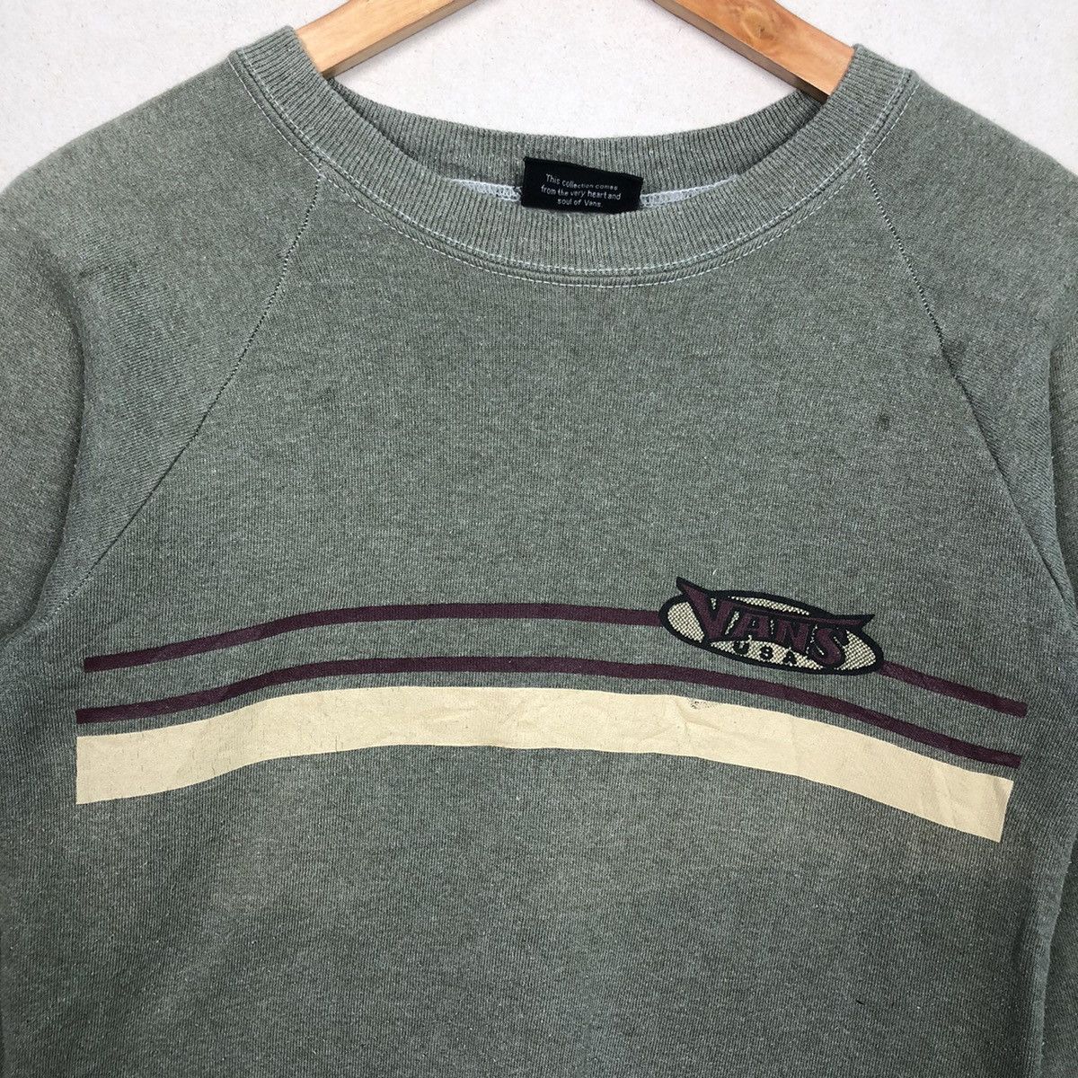 Vans × Vintage Vintage 90s Vans USA Sweatshirt Size US M / EU 48-50 / 2 - 3 Thumbnail