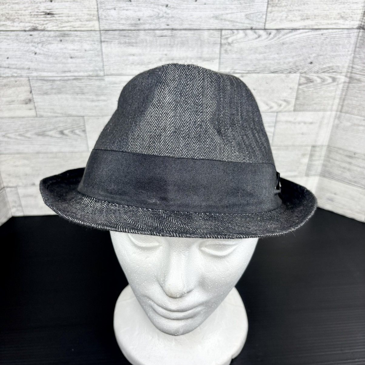 Stetson Stetson All American Fedora Hat Men's L-XL Herringbone NWT Size ONE SIZE - 9 Thumbnail