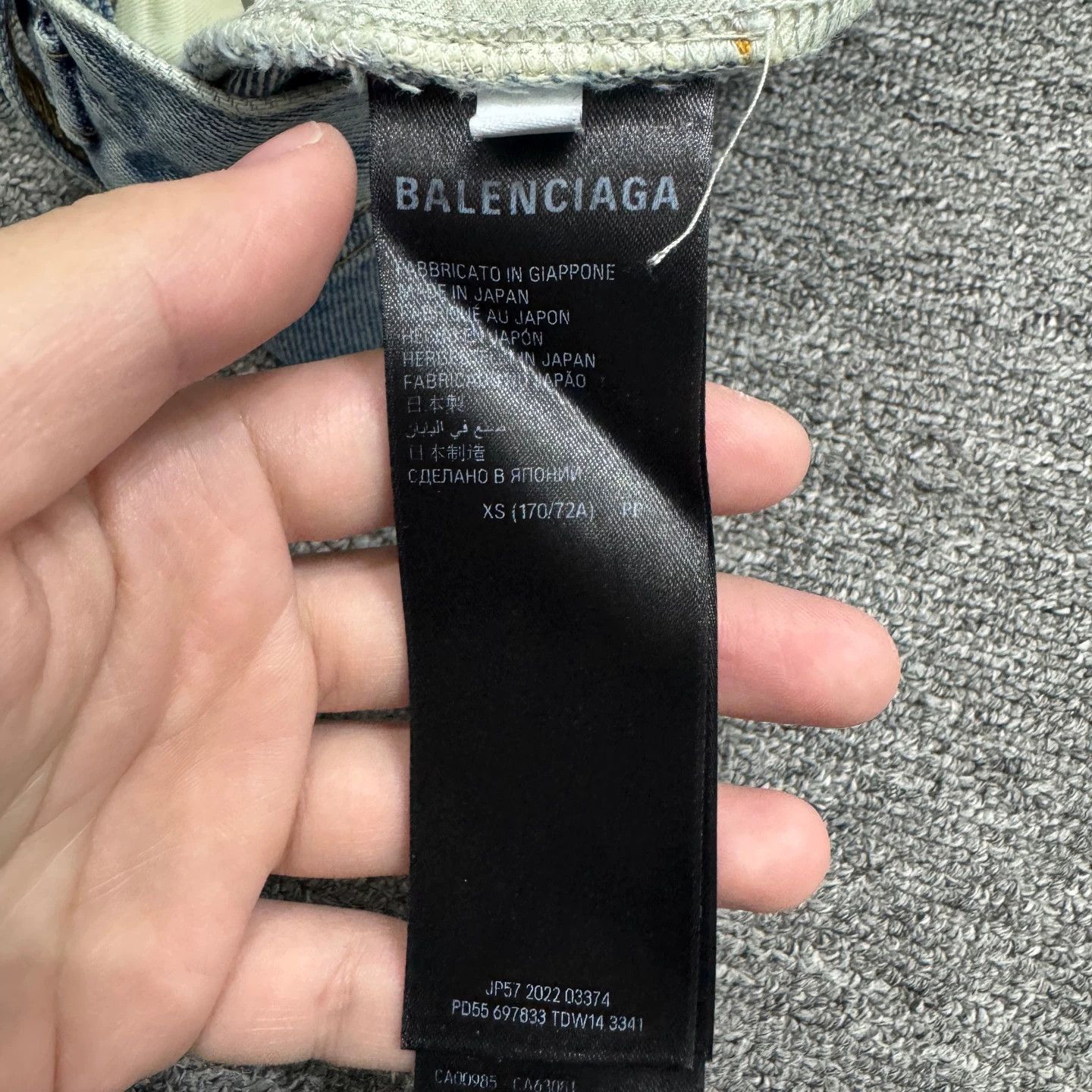 Balenciaga Balenciaga Knee Ripped Jeans XS 98 New Stain Size US 30 / EU 46 - 4 Thumbnail