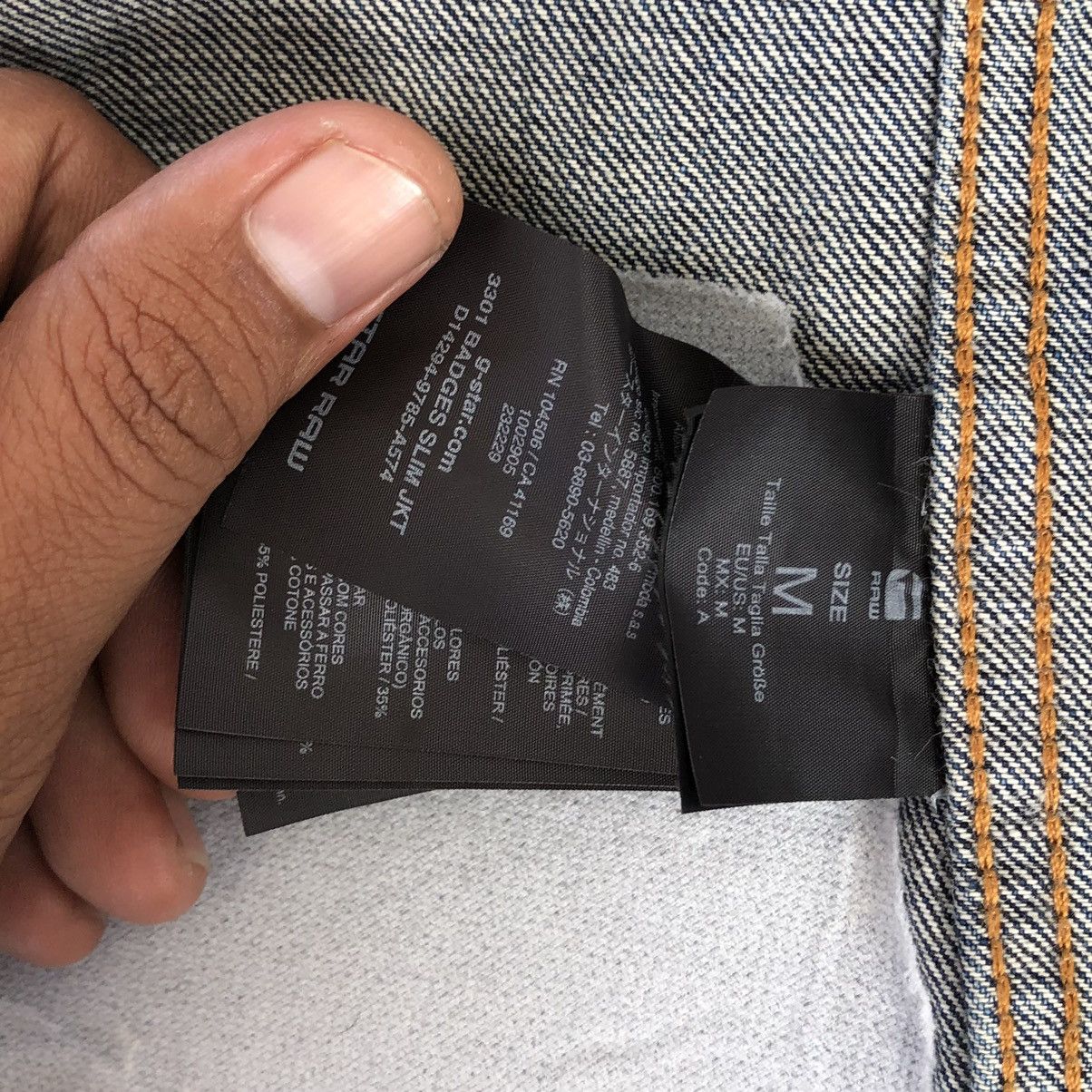 G-Star G-Star RAW 3301 Badges Slim Distressed Jacket Men Size US M / EU 48-50 / 2 - 18 Thumbnail