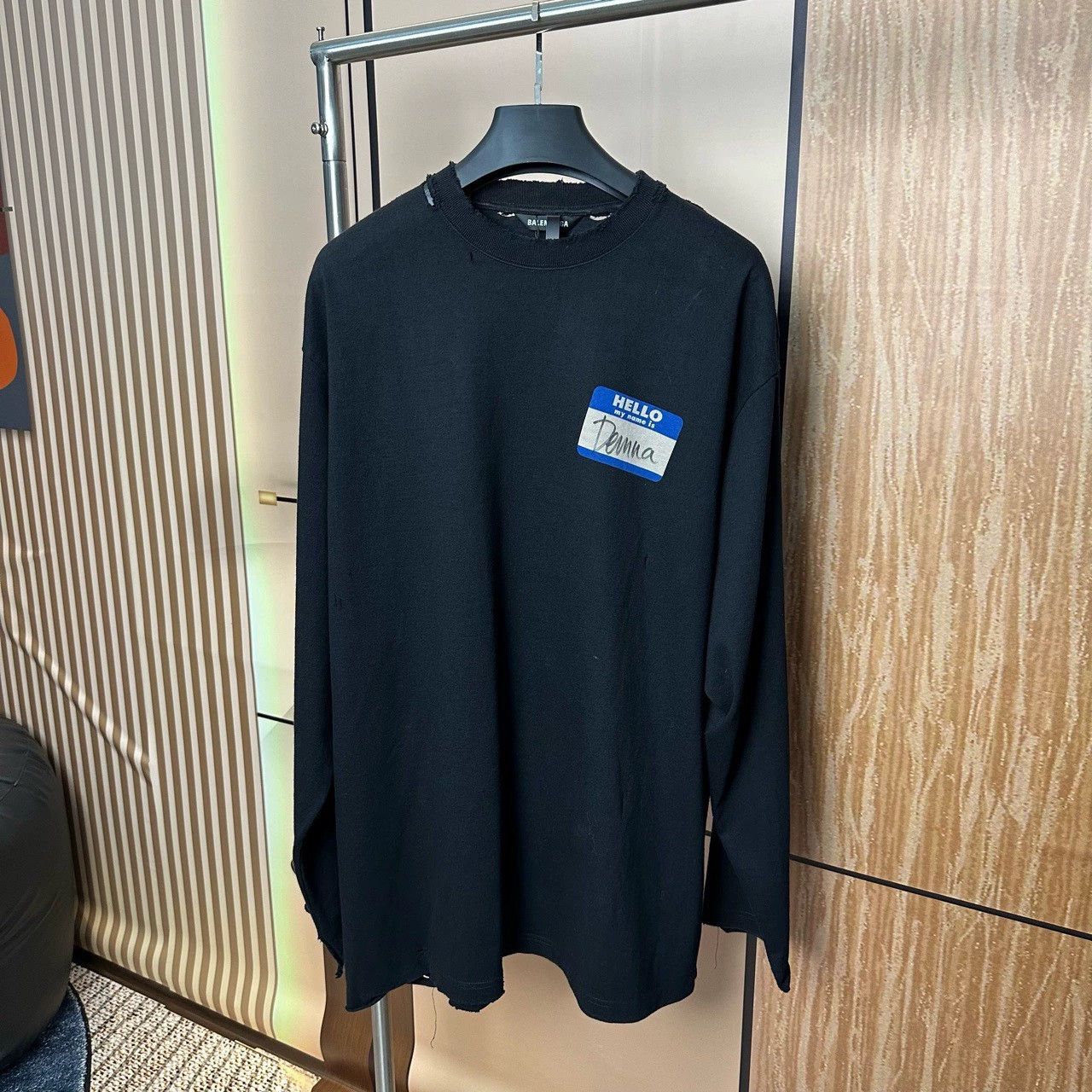 Balenciaga balenciaga x apple music black long sleeve shirt Size US M / EU 48-50 / 2 - 1 Thumbnail