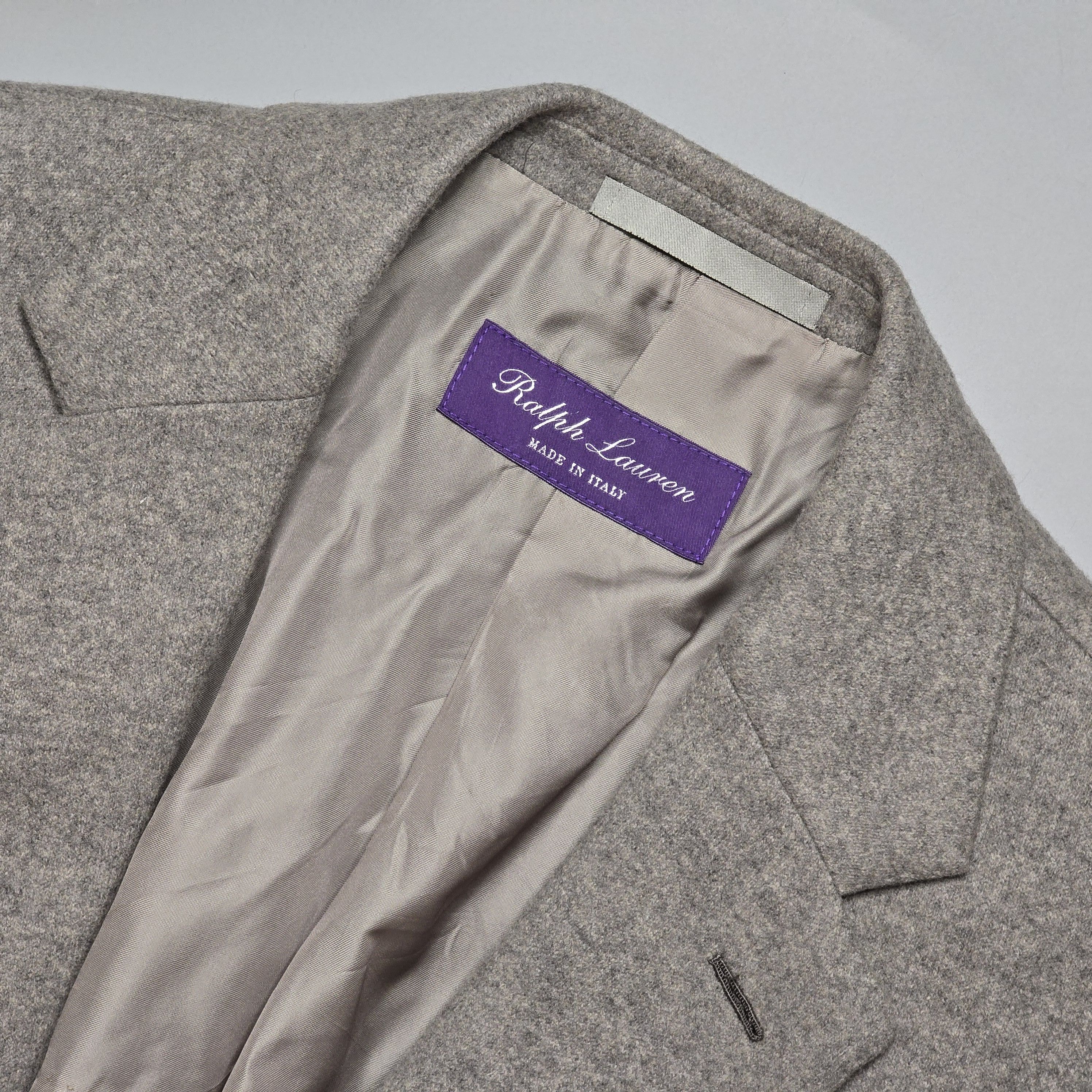 Ralph Lauren Purple Label Ralph Lauren Purple Label - Gray Wool Flannel Sport Jacket Size 42R - 7 Thumbnail