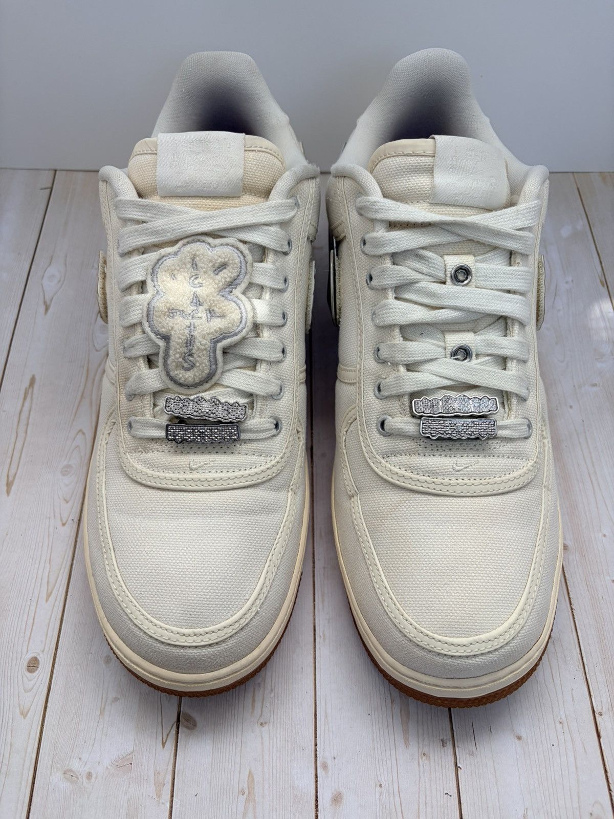 Nike × Travis Scott Nike Air Force 1 Travis Scott Sail Size 11.5 Size US 11.5 / EU 44-45 - 2 Thumbnail