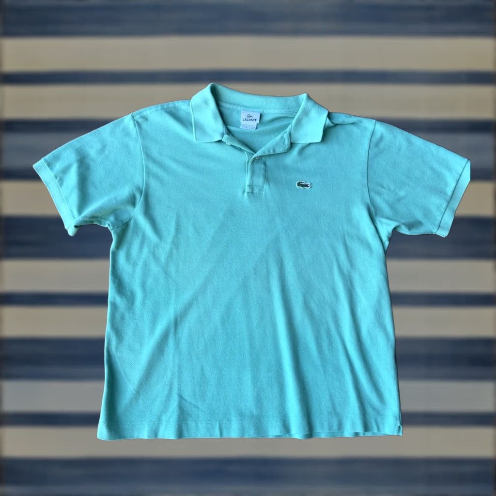Lacoste Lacoste Polo Shirt Mens 6 Green Croc Logo Pique Short Sleeve Collared Button Casual Golf Summer breathable Lightweight Size US S / EU 44-46 / 1 - 1 Thumbnail