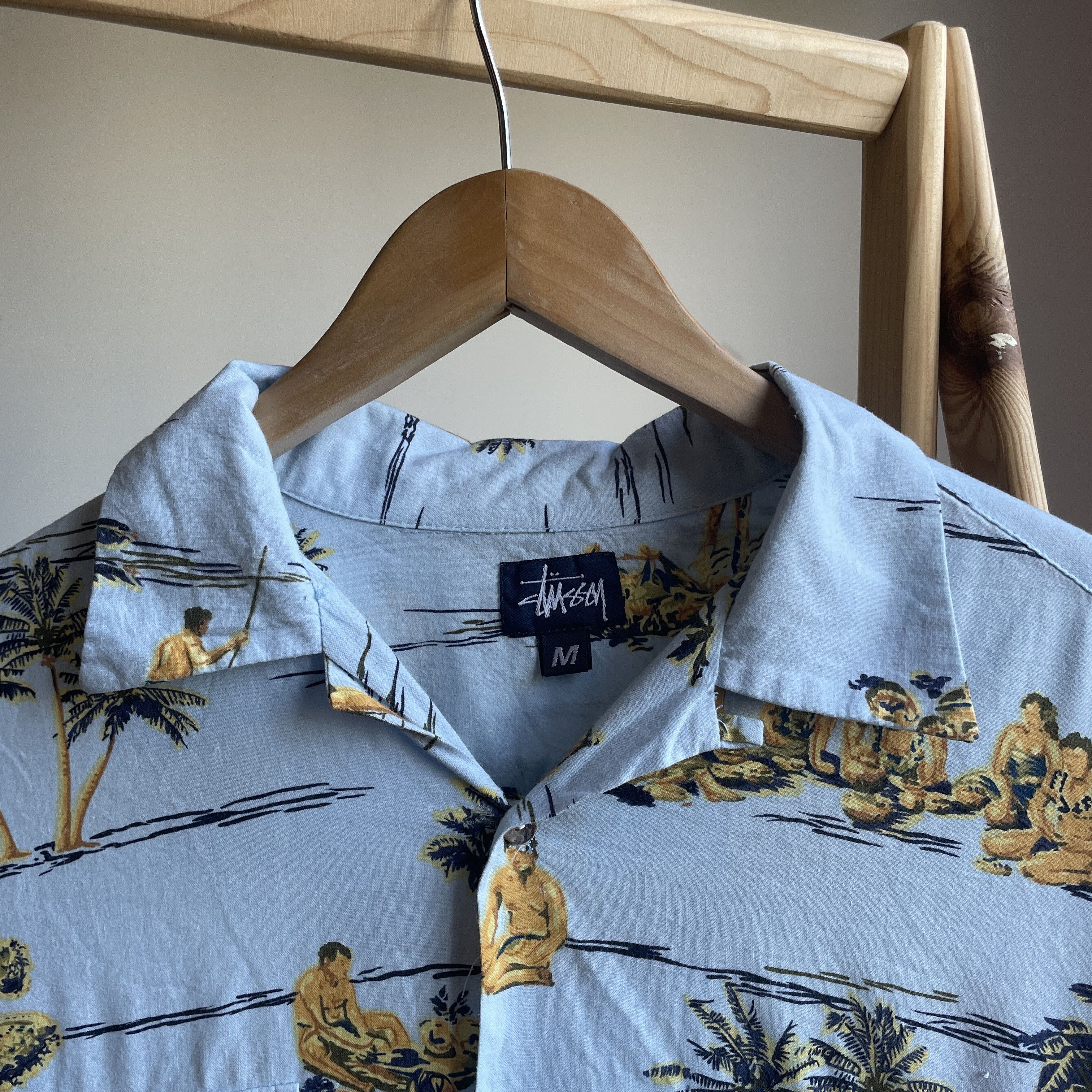 Stussy Stussy Vintage Y2K Made in USA Hawaiian Shirt Size M Size US M / EU 48-50 / 2 - 4 Thumbnail