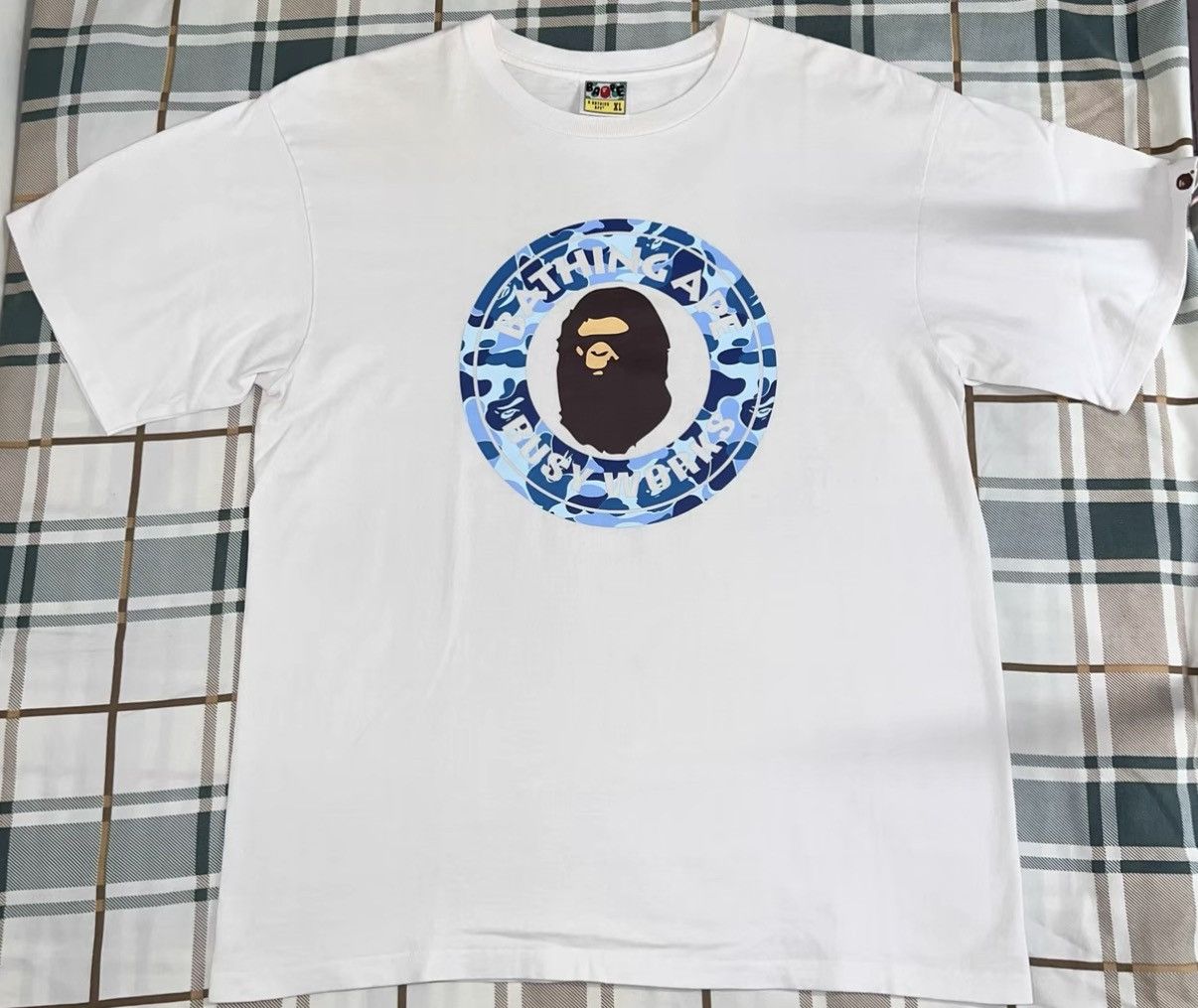 BAPE OG Nigo era white short-sleeve