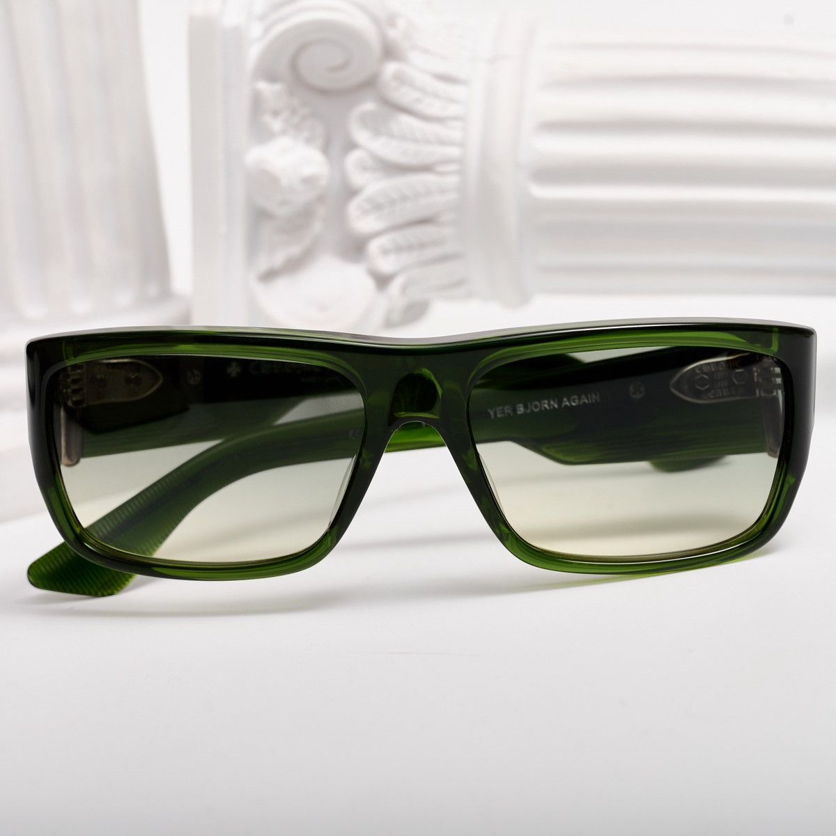Chrome Hearts CHROME HEARTS YER BJORN AGAIN MOSS SUNGLASSES Size ONE SIZE - 6 Thumbnail
