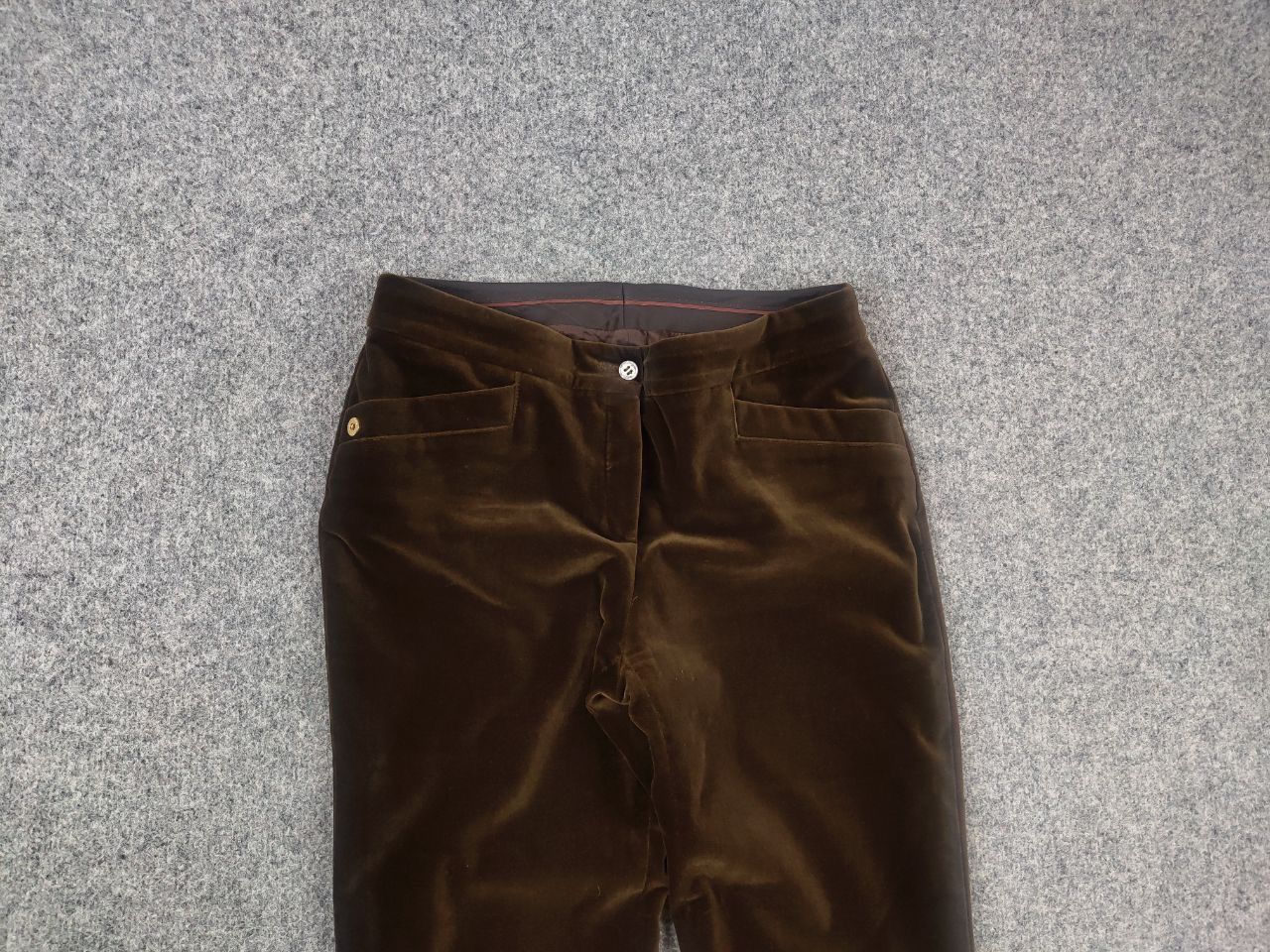 Loro Piana Loro piana Italy Design Velour straight trousers Pants Size 29" - 6 Thumbnail