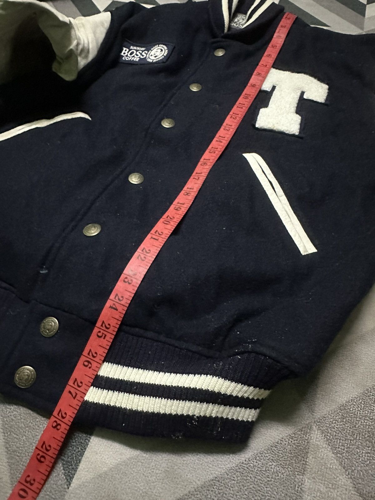 Japanese Brand Coffee boss varsity jacket Size US L / EU 52-54 / 3 - 9 Thumbnail