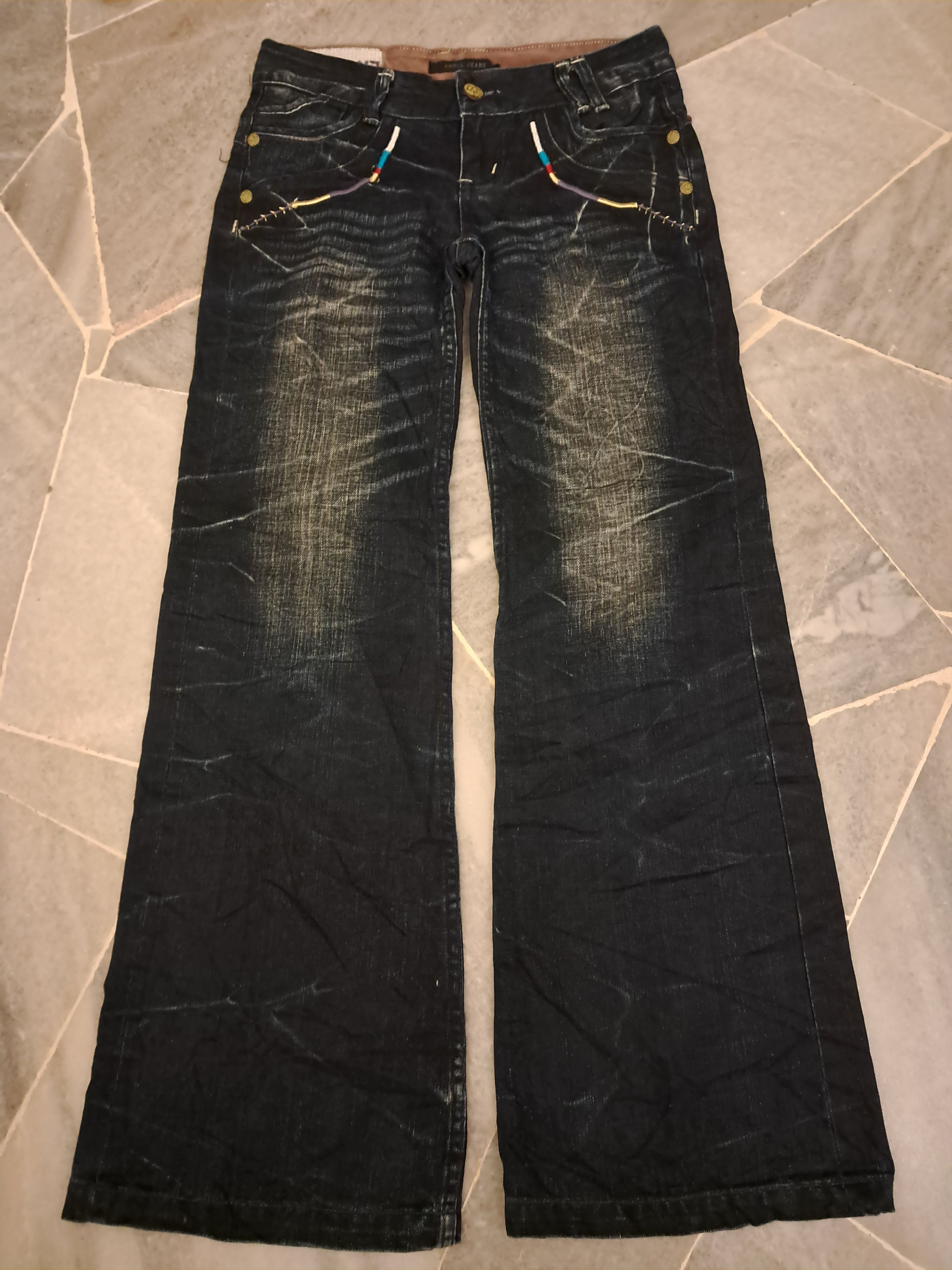 Hysteric Glamour × Japanese Brand × Tornado Mart Super Flare Jeans Japan Lightning Wash Swell Jeans Size US 30 / EU 46 - 1 Thumbnail