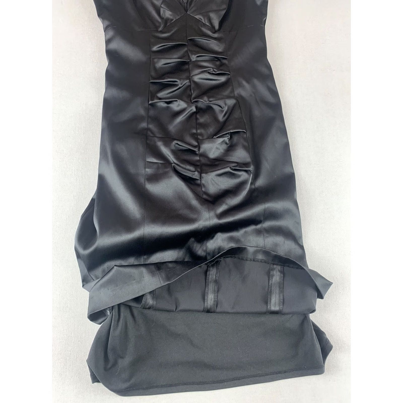 Vintage Maggy Boutique Dress Womens Size 8 Black V-Neck Sleeveless Suzi Chin Size M / US 6-8 / IT 42-44 - 4 Thumbnail