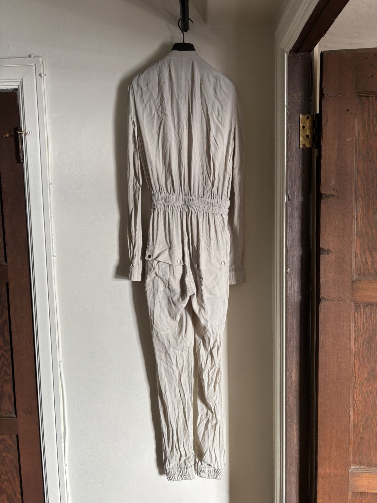 Rick Owens ss21 phlegethon silk blend gary flight suit Size 27" / US 4 / IT 40 - 2 Thumbnail