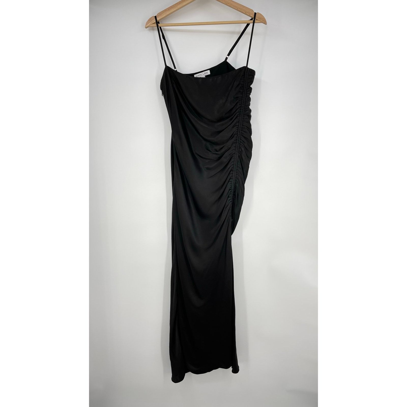 Shona Joy Shona Joy | Thalia Midi Dress Black Asymmetrical Dress 6 Size M / US 6-8 / IT 42-44 - 4 Thumbnail