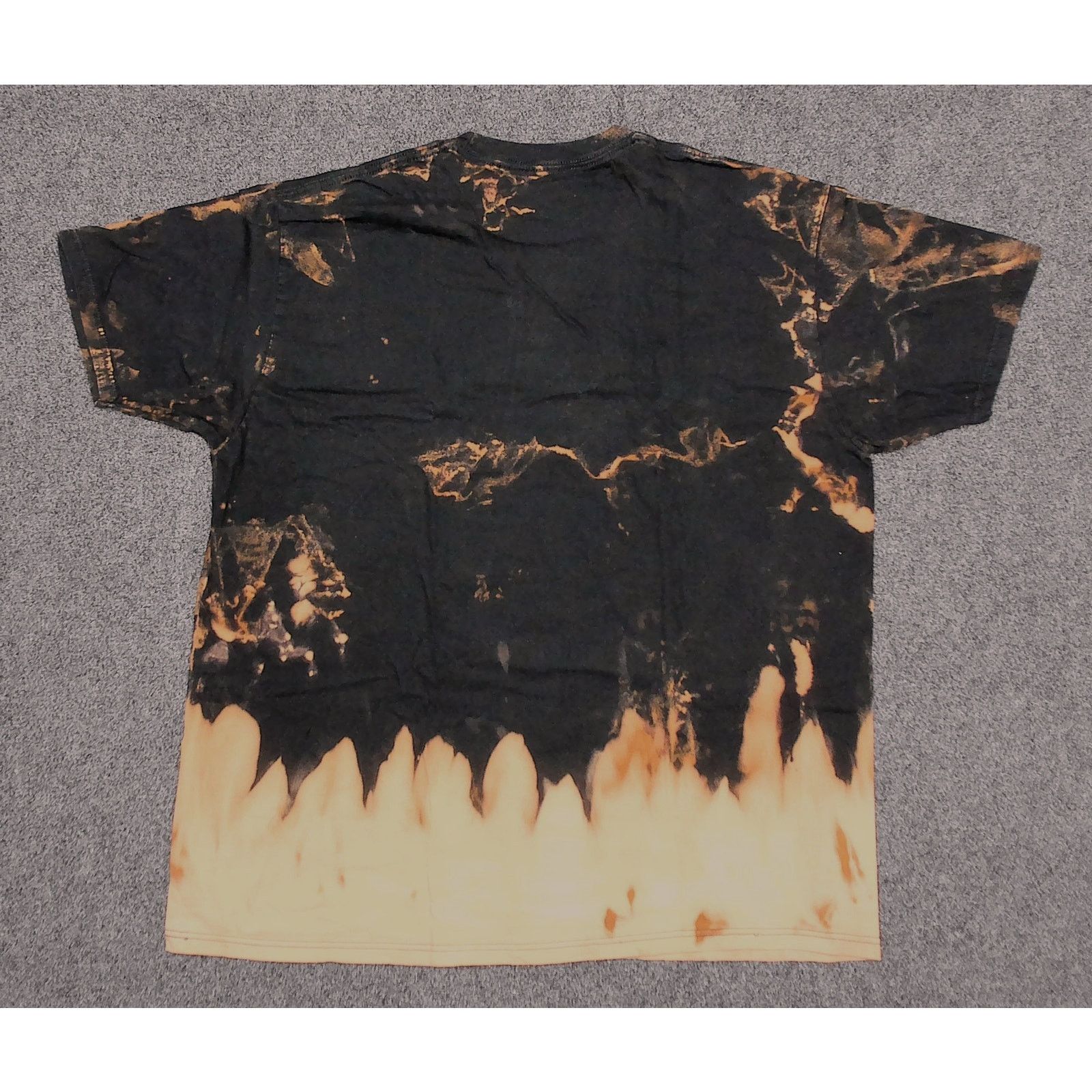 Other Custom 1-of-1 AC/DC Bleached Flame Hem Band Tee 2XL Size US XXL / EU 58 / 5 - 4 Thumbnail
