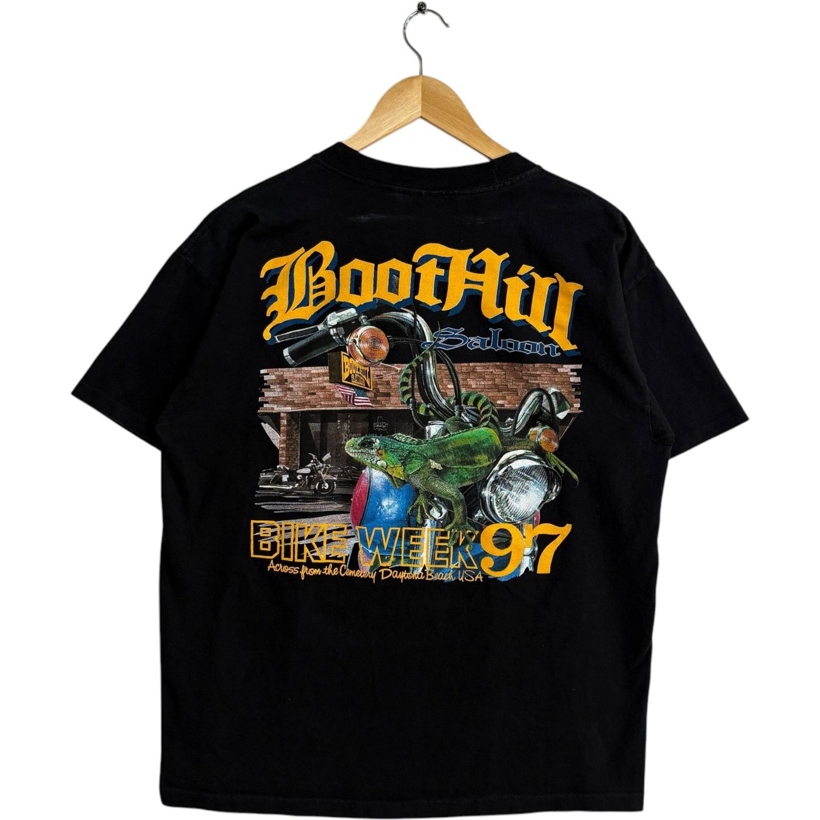 Vintage Vintage Boot Hill Saloon Bike Week Tee 1997 XL Size US XL / EU 56 / 4 - 5 Thumbnail