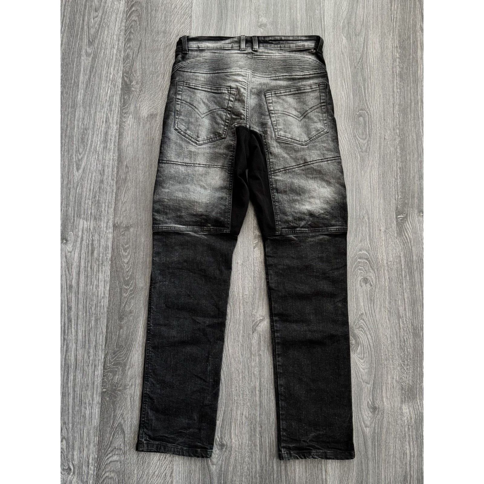 Japanese Brand Y2K Vintage Balenciaga /Amiri Style Zip Jeans Size US 32 / EU 48 - 5 Thumbnail
