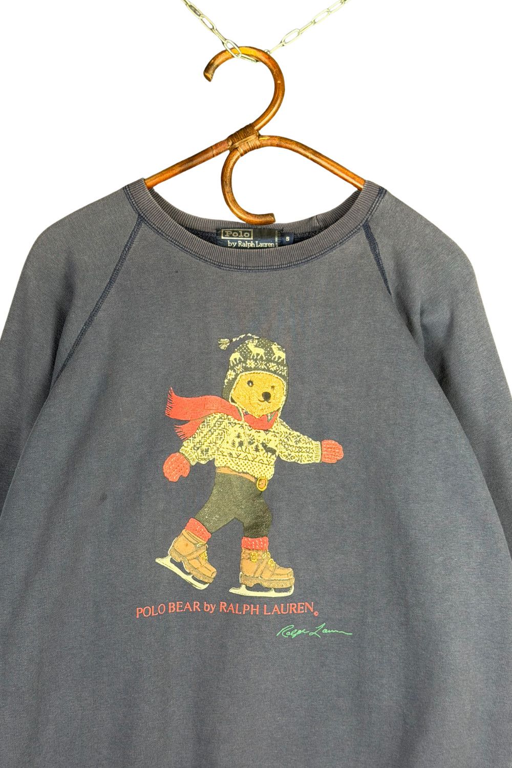 Polo Ralph Lauren 95aw Polo Ralph Lauren “Winter Skating Bear” Sweatshirt Size US S / EU 44-46 / 1 - 5 Thumbnail