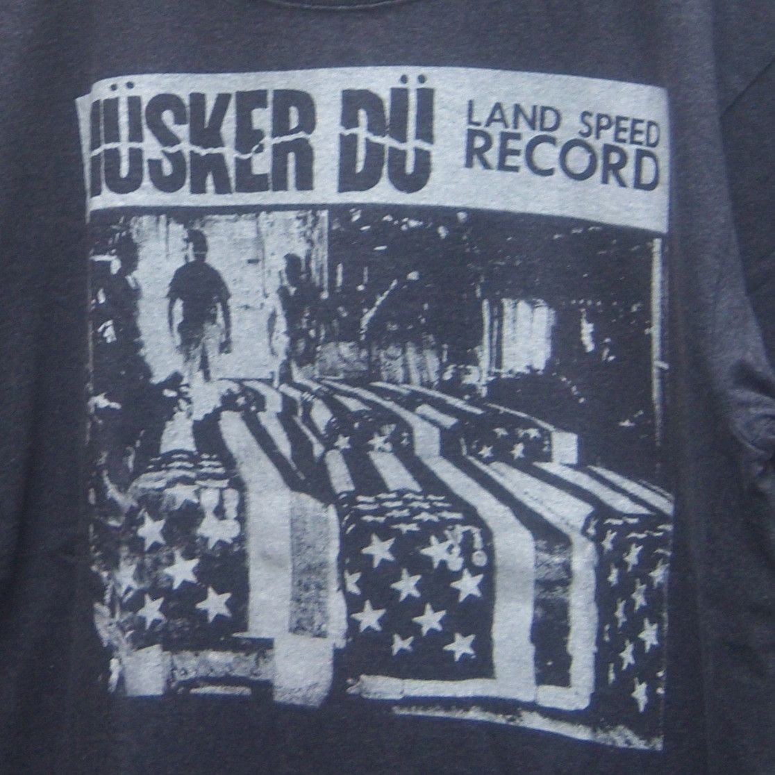 Band Tees Husker Du Land Speed Records T Shirt Size US M / EU 48-50 / 2 - 4 Thumbnail