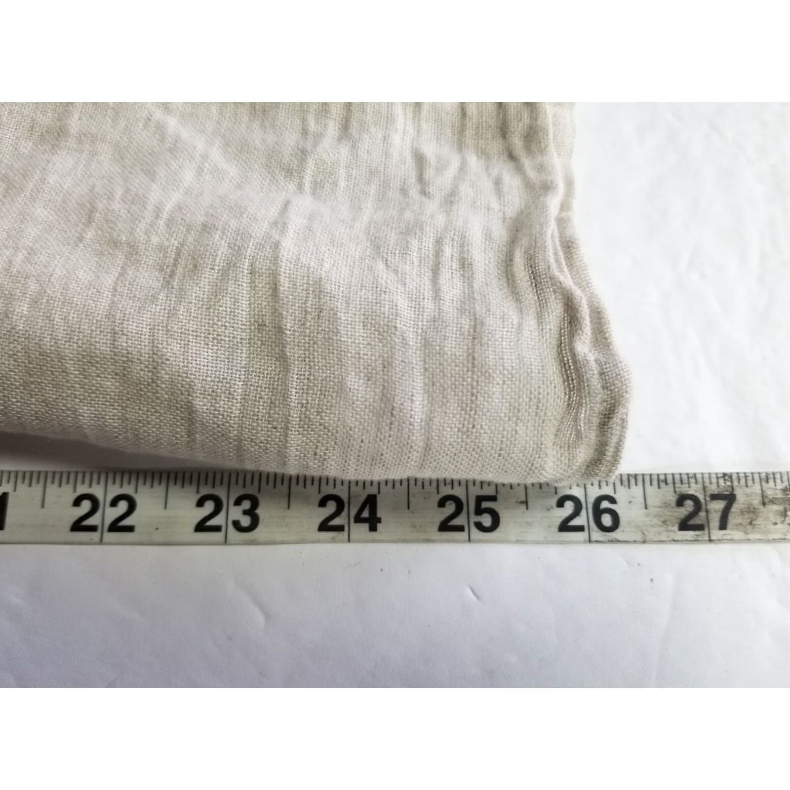 Vintage Hester & Orchard Tunic Beige Top Linen Blend Size XL 3/4 Sleeve Blouse Women Size XL / US 12-14 / IT 48-50 - 6 Thumbnail