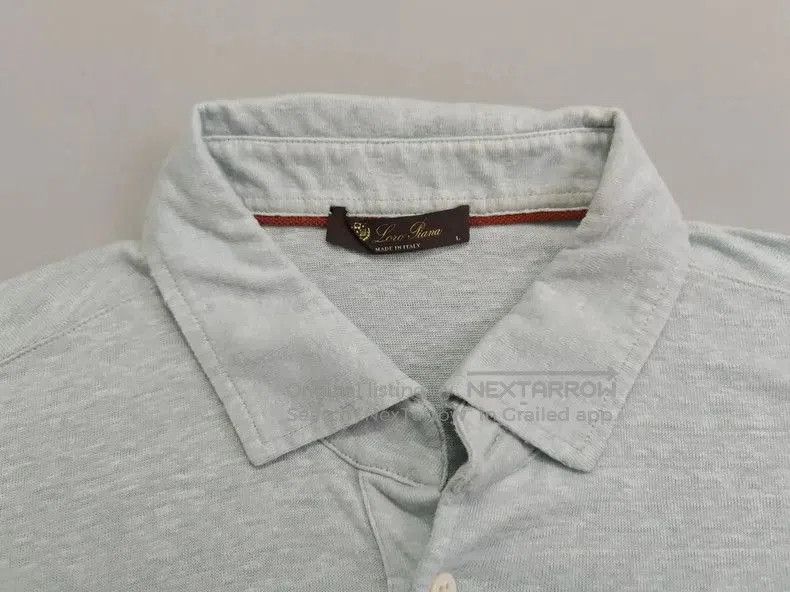 Loro Piana Loro Piana Men's Short Sleeve Polo Shirt. Size US L / EU 52-54 / 3 - 3 Thumbnail