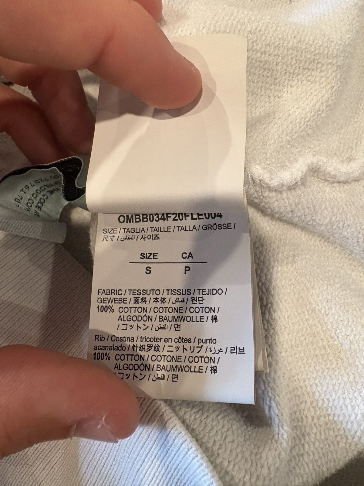 Off-White Off White Caravaggio Hoodie Size US S / EU 44-46 / 1 - 5 Thumbnail